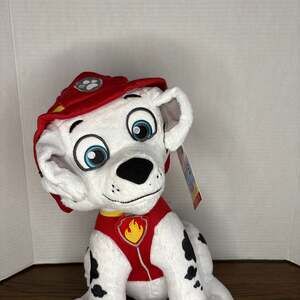 Paw Patrol Marshall 15" Plush Firefighter Dog Stuffed Animal Nickelodeon